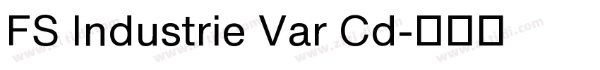 FS Industrie Var Cd字体转换